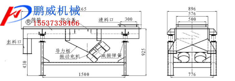 直線振動(dòng)篩分機(jī)篩分大豆